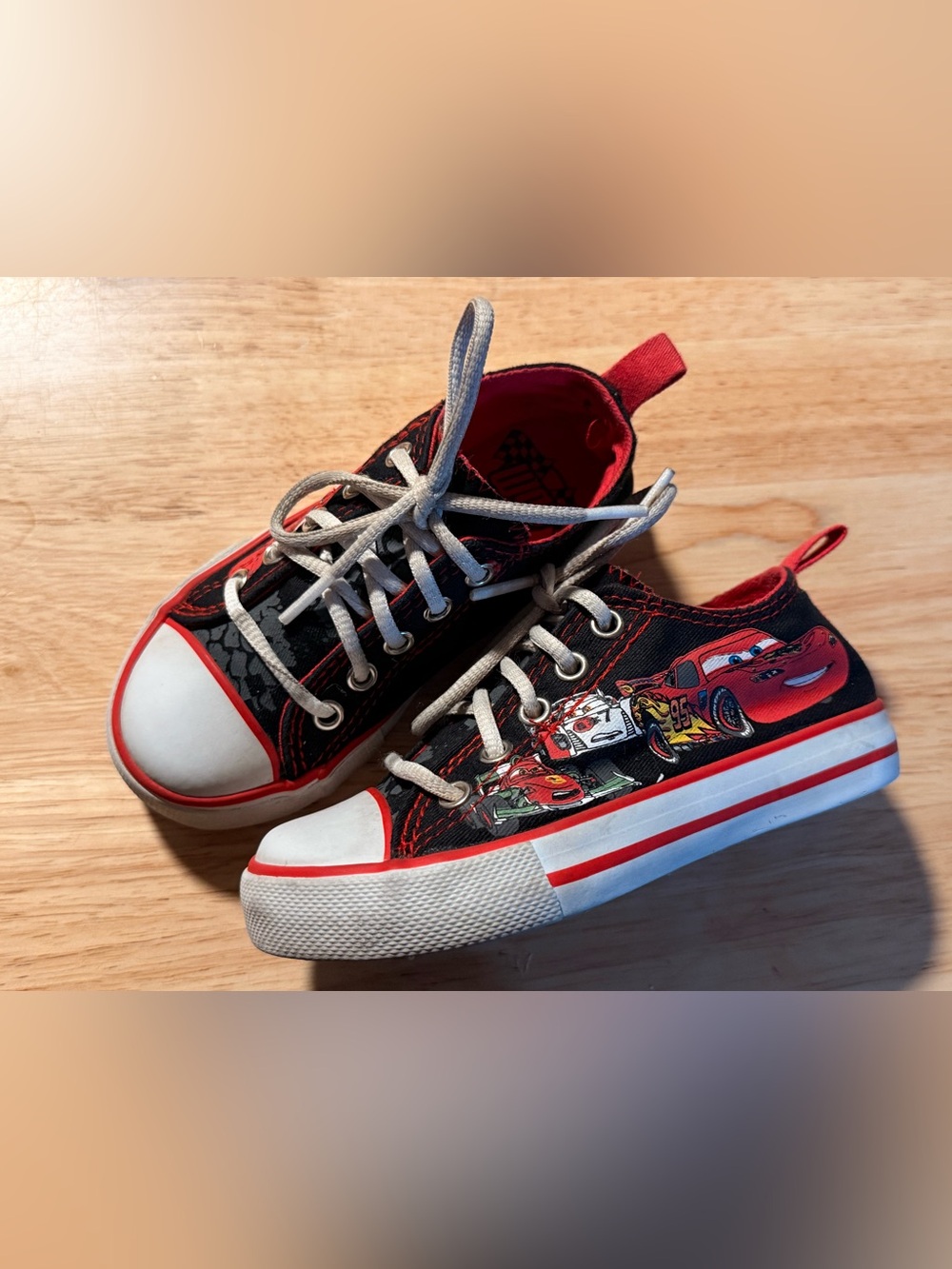 The Disney Store Lightning McQueen shoes